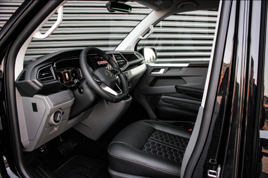 Volkswagen Transporter 2.0 TDI L2H1 150PK DIRECT RIJDEN BULLI SPECIAL / LEDEREN BEKLEDING / DUBBEL CABINE / NAVIGATIE / ACTIVE