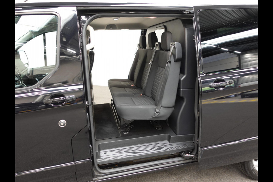 Ford Transit Custom 300 2.0 TDCI L2H1 Limited Dubbele cabine Automaat Navi| Airco 2 Schuifdeuren Trekhaak PDC V& A Carplay DAB