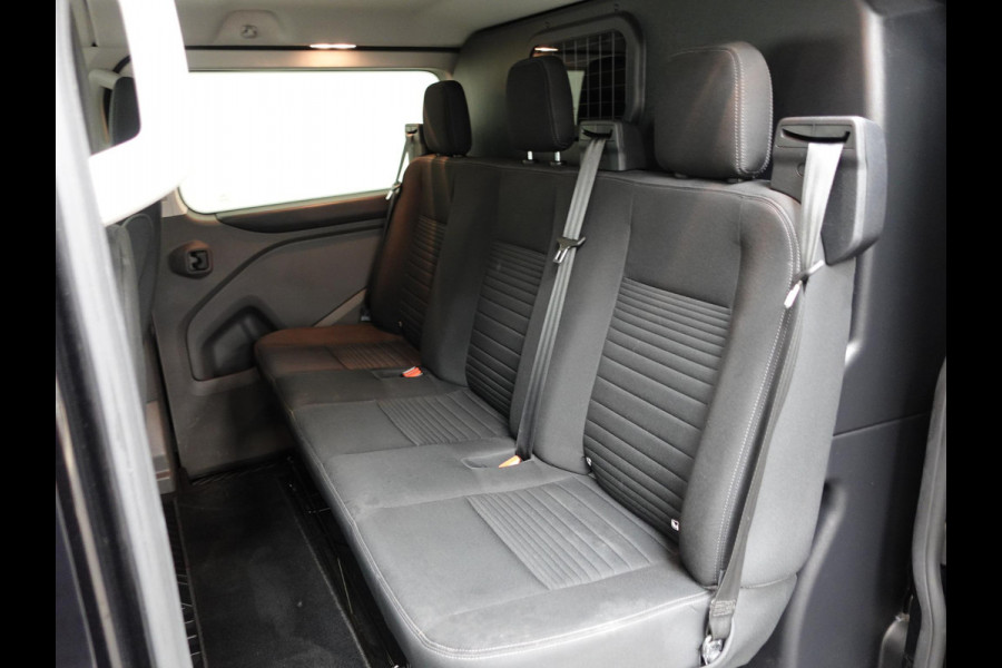 Ford Transit Custom 300 2.0 TDCI L2H1 Limited Dubbele cabine Automaat Navi| Airco 2 Schuifdeuren Trekhaak PDC V& A Carplay DAB