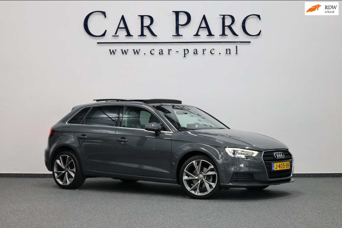 Audi A3 Sportback 1.0 TFSI Pro Line LED/PANORAMADAK/LEER+S.VERWARMING/18" LMV/PDC/CRUISE/ECC/12 MND GARANTIE! Audi A3 Sportback 1.0 TFSI Pro Line LED/PANORAMADAK/LEER+S.VERWARMING/18" LMV/PDC/CRUISE/ECC/12 MND GARANTIE!