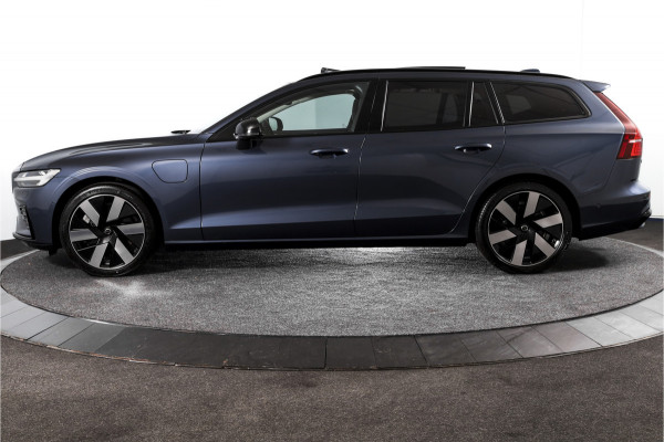 Volvo V60 2.0 T6 Plug-in hybrid AWD Ultra Dark | S/K-panodak | Bowers/Wilkens | Dig. Cockpit | Adapt. Cruise | Memory Stoelen | Elek. Klep | Stoel-+stuurverw. | 360 Camera | NAV+App. Connect | Elek. trekhaak | LM 19" |