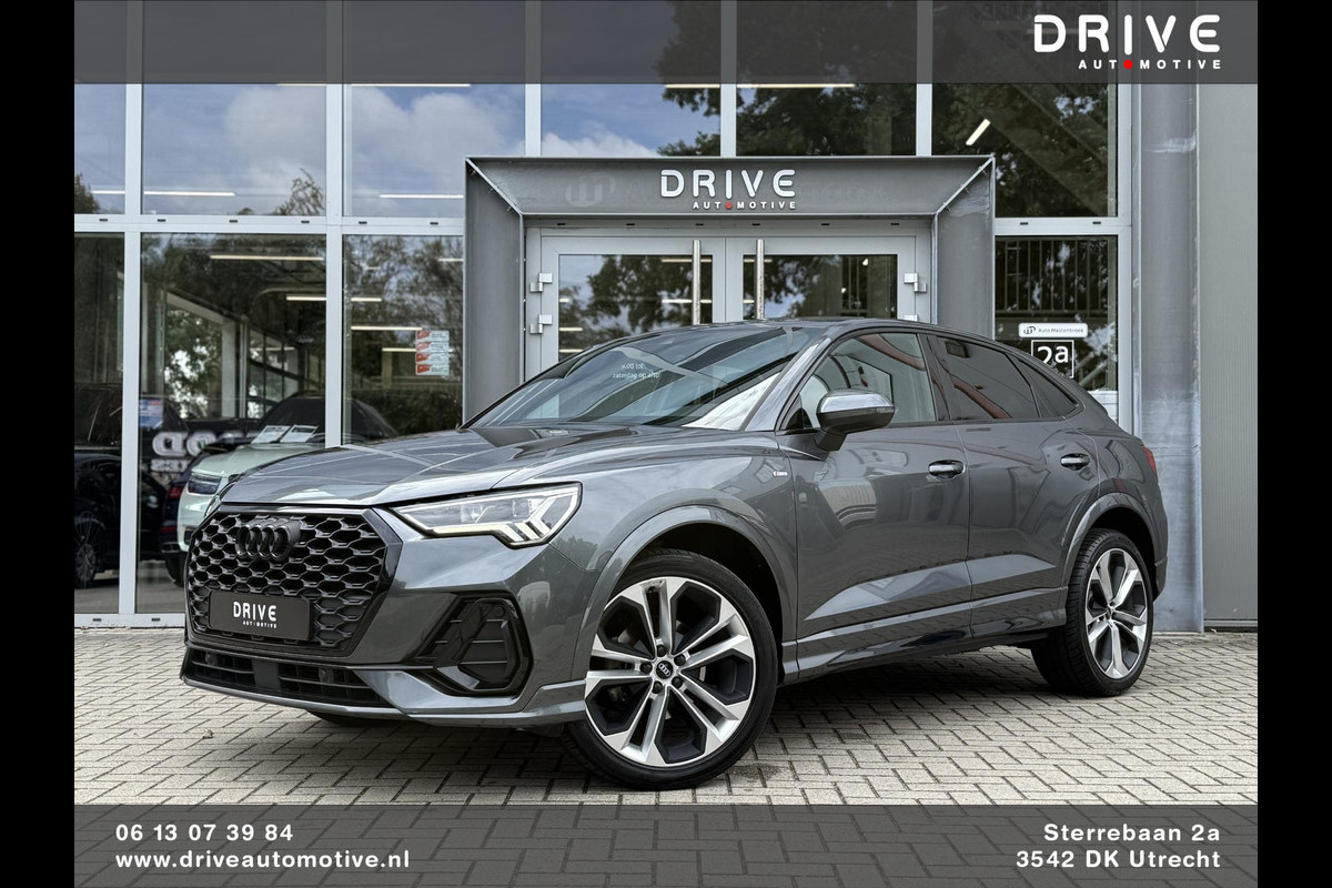 Audi Q3 Sportback 35 TFSI S Edition Daytona|Matrix Led|Stoelverw|Cam Audi Q3 Sportback 35 TFSI S Edition Daytona|Matrix Led|Stoelverw|Cam