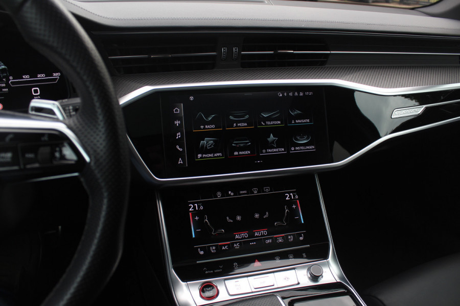 Audi RS6 Avant TFSI quattro / Trekhaak / Panoramadak / Keramisch / 360Camera / Head-up / Softclose / Standverwarming / B&O / Volleder / 22'' /  Apple CarPlay / Achterasbesturing / Luchtvering / Dodehoek / DAB / ACC / St