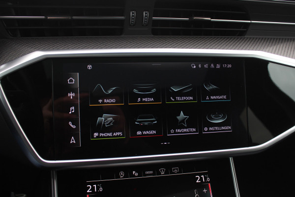 Audi RS6 Avant TFSI quattro / Trekhaak / Panoramadak / Keramisch / 360Camera / Head-up / Softclose / Standverwarming / B&O / Volleder / 22'' /  Apple CarPlay / Achterasbesturing / Luchtvering / Dodehoek / DAB / ACC / St