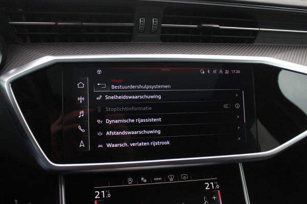 Audi RS6 Avant TFSI quattro / Trekhaak / Panoramadak / Keramisch / 360Camera / Head-up / Softclose / Standverwarming / B&O / Volleder / 22'' /  Apple CarPlay / Achterasbesturing / Luchtvering / Dodehoek / DAB / ACC / St