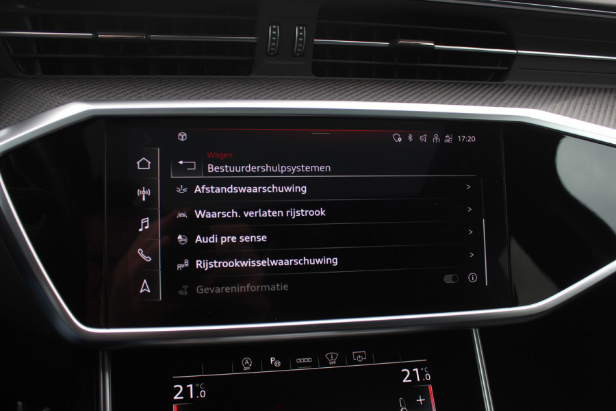 Audi RS6 Avant TFSI quattro / Trekhaak / Panoramadak / Keramisch / 360Camera / Head-up / Softclose / Standverwarming / B&O / Volleder / 22'' /  Apple CarPlay / Achterasbesturing / Luchtvering / Dodehoek / DAB / ACC / St