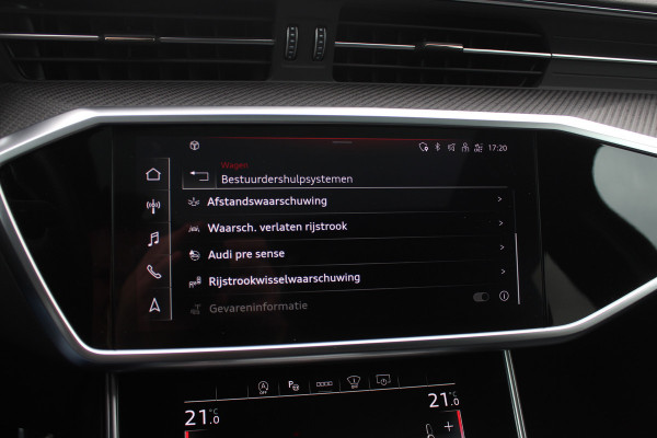 Audi RS6 Avant TFSI quattro / Trekhaak / Panoramadak / Keramisch / 360Camera / Head-up / Softclose / Standverwarming / B&O / Volleder / 22'' /  Apple CarPlay / Achterasbesturing / Luchtvering / Dodehoek / DAB / ACC / St
