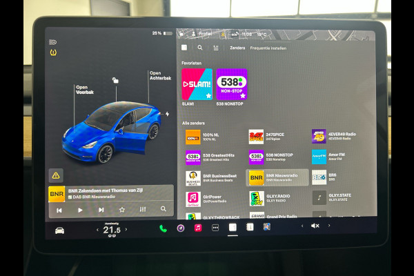 Tesla Model Y Long Range AWD 75 kWh | 20" Zwarte Turbine Velgen | Panoramadak | Incl BTW | Soh (batterijcheck) 90,6 % score!