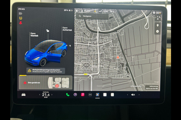 Tesla Model Y Long Range AWD 75 kWh | 20" Zwarte Turbine Velgen | Panoramadak | Incl BTW | Soh (batterijcheck) 90,6 % score!