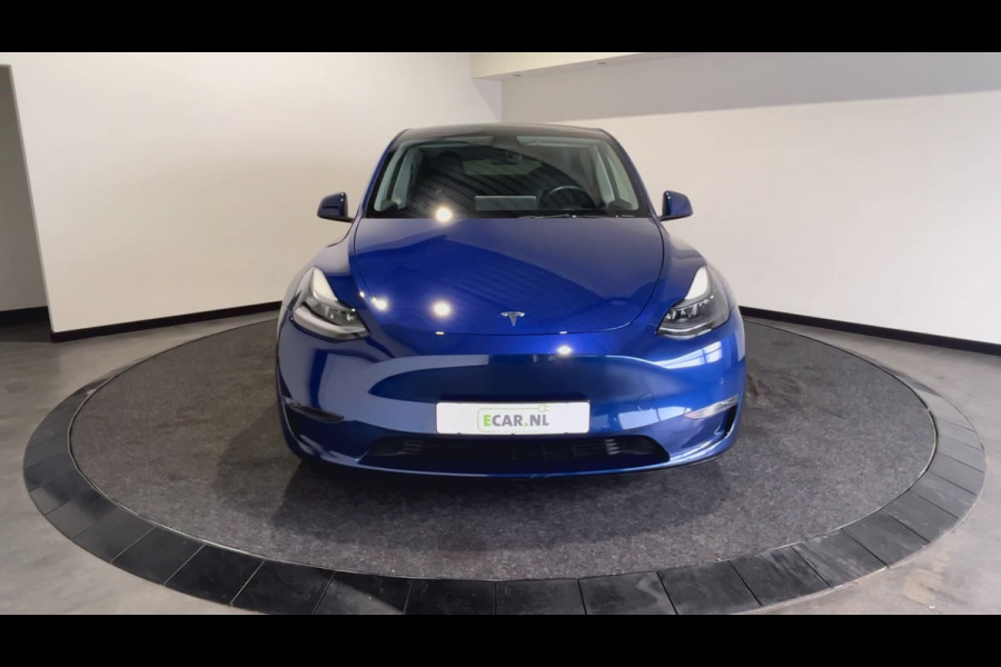 Tesla Model Y Long Range AWD 75 kWh | 20" Zwarte Turbine Velgen | Panoramadak | Incl BTW | Soh (batterijcheck) 90,6 % score!