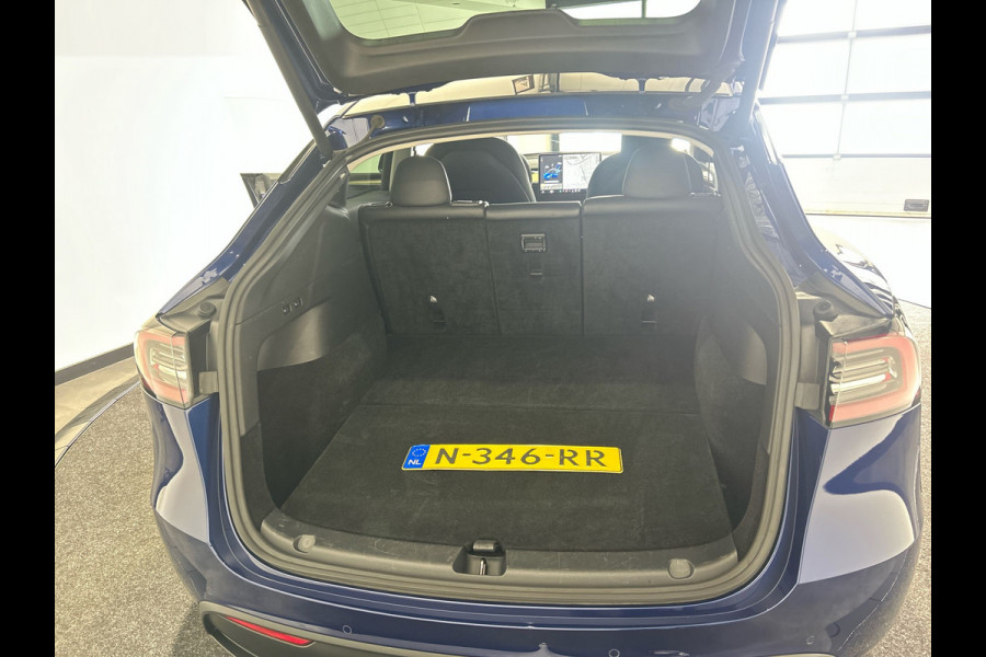Tesla Model Y Long Range AWD 75 kWh | 20" Zwarte Turbine Velgen | Panoramadak | Incl BTW | Soh (batterijcheck) 90,6 % score!