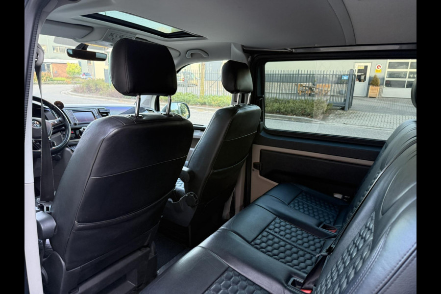 Volkswagen Transporter 2.0 TDI DC L2H1 / 204 PK / MARGE / ADD-Cruise / NAVI + Camera / Trekhaak / 2x Elek-Schuifdeuren / Leder + V Volkswagen Transporter 2.0 TDI DC L2H1 / 204 PK / MARGE / ADD-Cruise / NAVI + Camera / Trekhaak / 2x Elek-Schuifdeuren / Leder + V