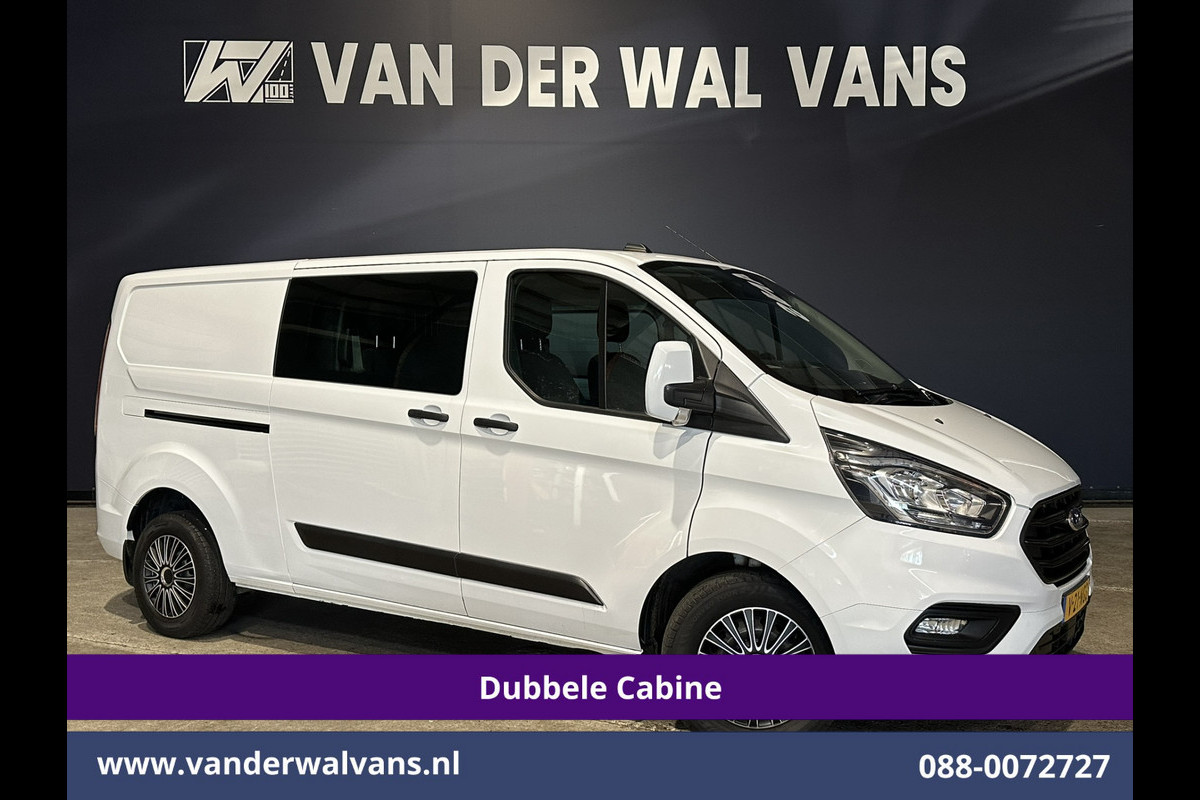 Ford Transit Custom 2.0 TDCI 131pk Automaat L2H1 Dubbele Cabine Euro6 Airco | 5-zits | Camera | Navigatie LED, Cruisecontrol, Stoelverwarming, Verwarmde Voorruit, Parkeersensoren Ford Transit Custom 2.0 TDCI 131pk Automaat L2H1 Dubbele Cabine Euro6 Airco | 5-zits | Camera | Navigatie LED, Cruisecontrol, Stoelverwarming, Verwarmde Voorruit, Parkeersensoren