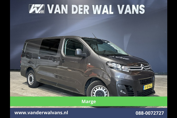 Citroën Jumpy 2.0 BlueHDI **MARGE, GEEN BTW** 123pk L3H1 Dubbele cabine Euro6 Airco | 6-Zits | 2x Zijdeur | Navigatie 2500kg trekhaak, Apple Carplay, Android Auto, Cruisecontrol, Parkeersensoren Citroën Jumpy 2.0 BlueHDI **MARGE, GEEN BTW** 123pk L3H1 Dubbele cabine Euro6 Airco | 6-Zits | 2x Zijdeur | Navigatie 2500kg trekhaak, Apple Carplay, Android Auto, Cruisecontrol, Parkeersensoren