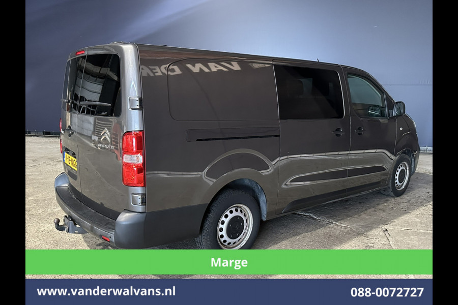 Citroën Jumpy 2.0 BlueHDI **MARGE, GEEN BTW** 123pk L3H1 Dubbele cabine Euro6 Airco | 6-Zits | 2x Zijdeur | Navigatie 2500kg trekhaak, Apple Carplay, Android Auto, Cruisecontrol, Parkeersensoren Citroën Jumpy 2.0 BlueHDI **MARGE, GEEN BTW** 123pk L3H1 Dubbele cabine Euro6 Airco | 6-Zits | 2x Zijdeur | Navigatie 2500kg trekhaak, Apple Carplay, Android Auto, Cruisecontrol, Parkeersensoren