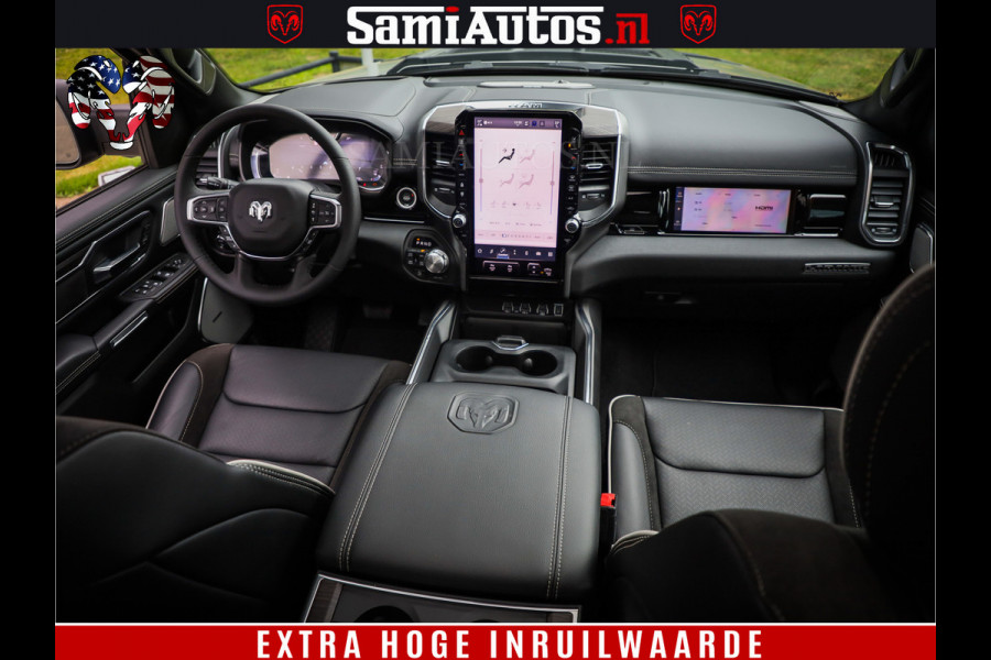 Dodge Ram 1500 Night Premium | RED DEVIL | Full Option | De Meest Luxe Pick-Up in zijn Klasse | Comfortabele Dubbele Cabine met Royale 5 Zitplaatsen | BPM vrij | Nu Leverbaar uit Voorraad | Voorraad Nr 2226 - 4993