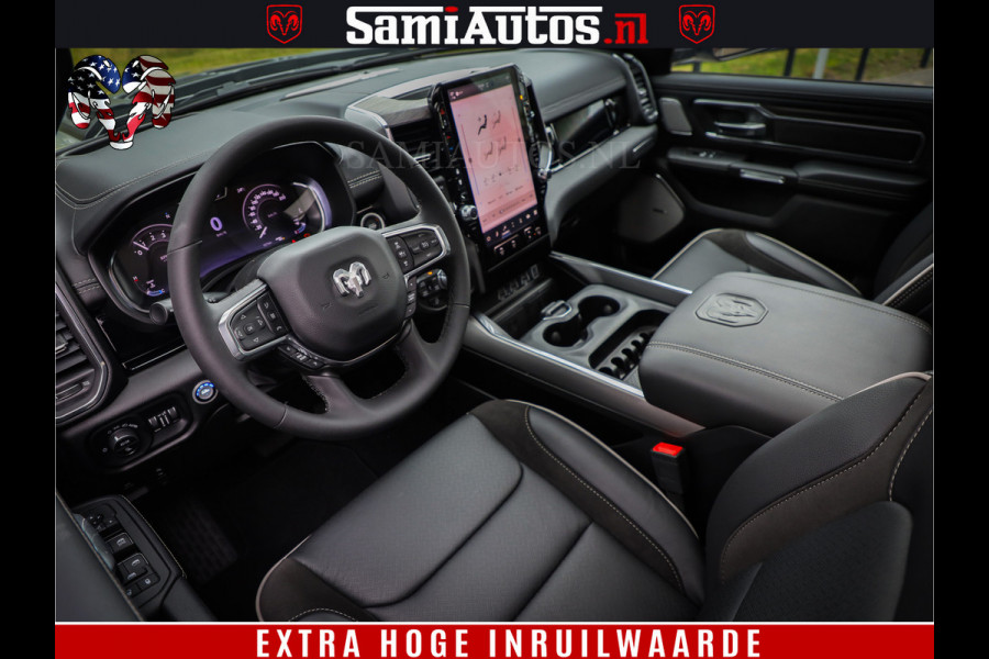 Dodge Ram 1500 Night Premium | Full Option | De Meest Luxe Pick-Up in zijn Klasse | Comfortabele Dubbele Cabine met Royale 5 Zitplaatsen | BPM vrij | Nu Leverbaar uit Voorraad | Voorraad Nr 2287 - 3384