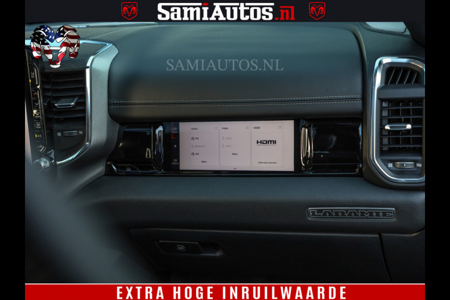 Dodge Ram 1500 Night Premium | Full Option | De Meest Luxe Pick-Up in zijn Klasse | Comfortabele Dubbele Cabine met Royale 5 Zitplaatsen | BPM vrij | Nu Leverbaar uit Voorraad | Voorraad Nr 2287 - 3384