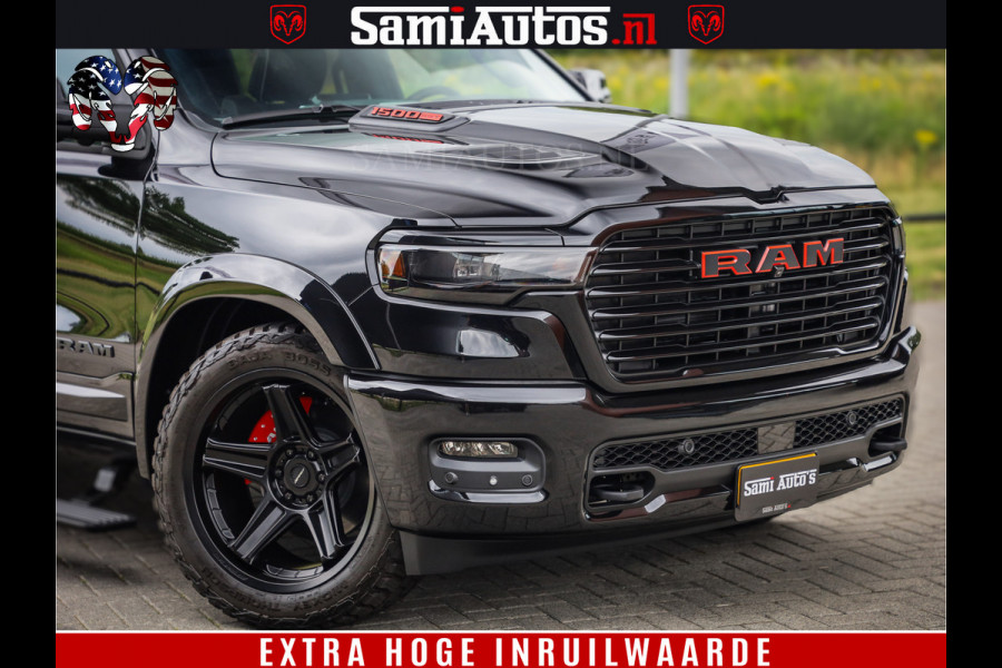 Dodge Ram 1500 Night Premium | Full Option | De Meest Luxe Pick-Up in zijn Klasse | Comfortabele Dubbele Cabine met Royale 5 Zitplaatsen | BPM vrij | Nu Leverbaar uit Voorraad | Voorraad Nr 2287 - 3384