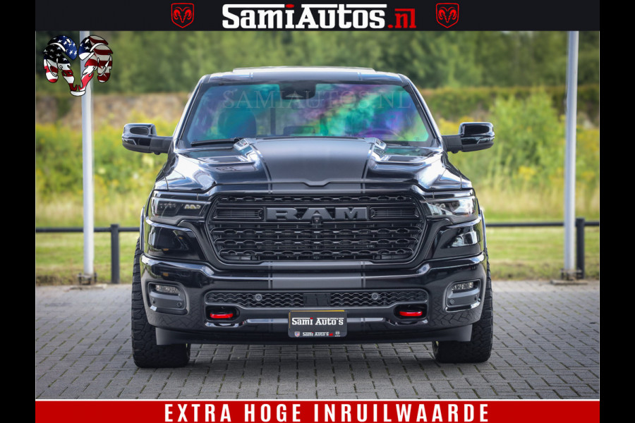 Dodge Ram 1500 Limited Night H.O 540HP 706Nm | Massage + Full Option | De Meest Luxe en Volle Pick-Up in zijn Klasse | Comfortabele Dubbele Cabine met Royale 5 Zitplaatsen | BPM vrij | Nu Leverbaar uit Voorraad | Voorraad Nr 2349 -  5159