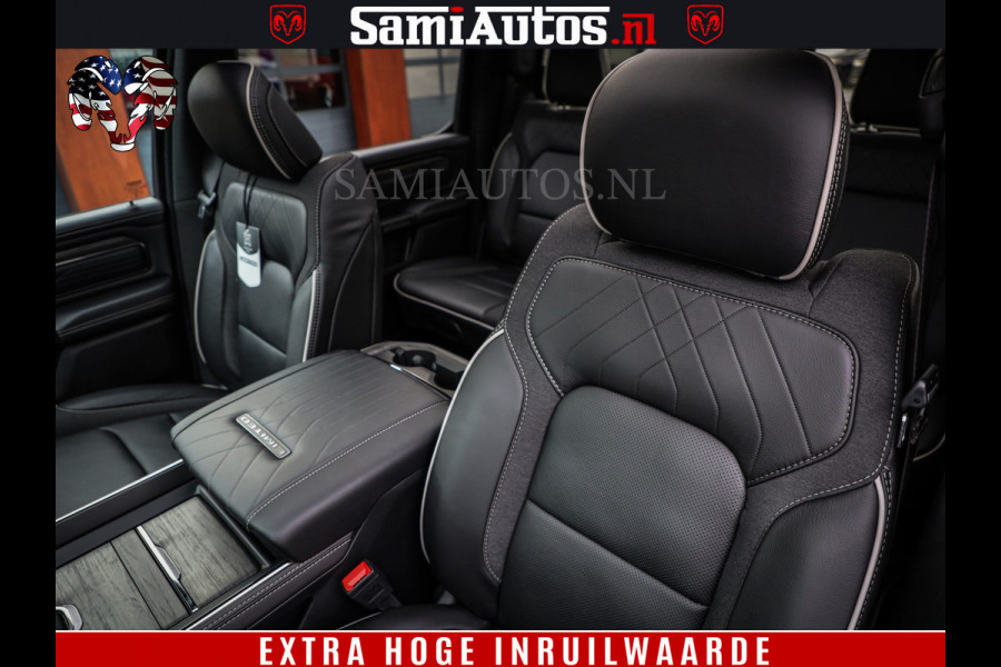 Dodge Ram 1500 Limited Night High Output 540HP 706Nm | Massage + Full Option | De Meest Luxe en Volle Pick-Up in zijn Klasse | Comfortabele Dubbele Cabine met Royale 5 Zitplaatsen | BPM vrij | Nu Leverbaar uit Voorraad | Voorraad Nr 2331 - 5133