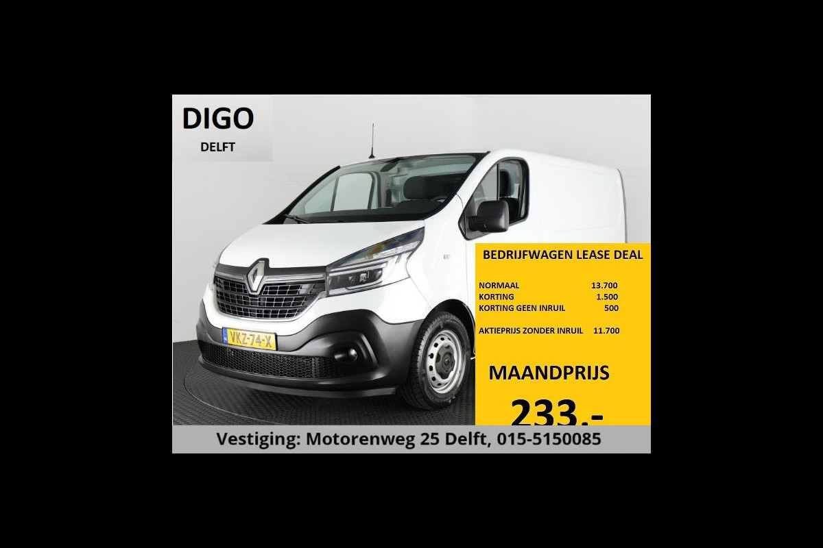 Renault Trafic 2.0 DCI T29 L1H1 COMFORT NAVIGATIE (EX BTW) CAMERA CRUISE .BETIMMERING