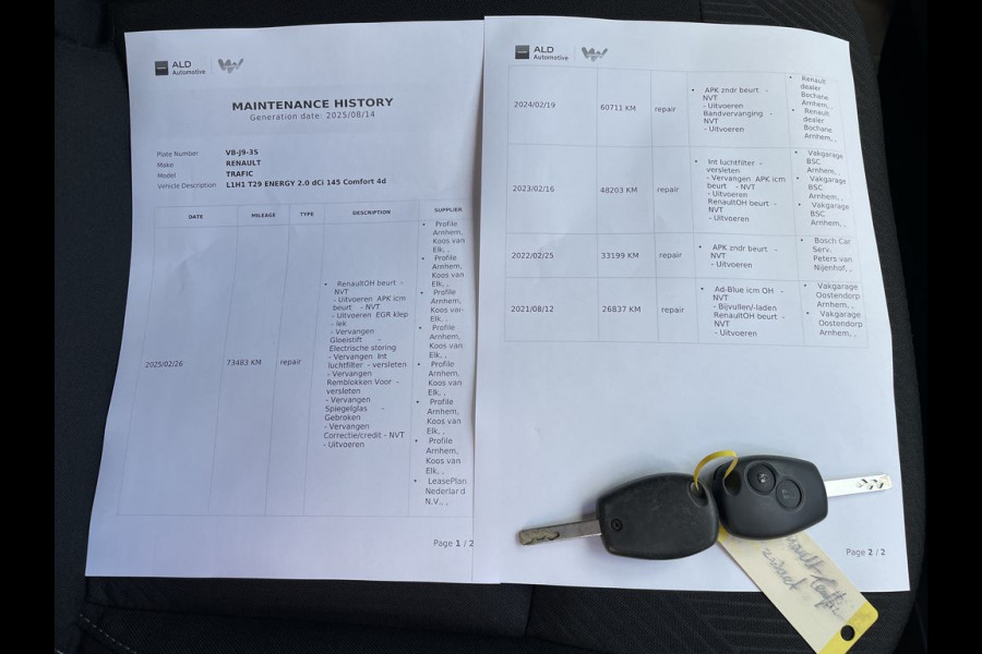 Renault Trafic 1.6 dCi 146pk E6 Luxe Energy 3 zits Lease €246 p/m Airco, Navi+ Camera, PDC, Trekhaak, Cruise controle, onderhoudshistorie aanwezig