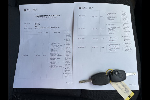Renault Trafic 1.6 dCi 146pk E6 Luxe Energy 3 zits Lease €246 p/m Airco, Navi+ Camera, PDC, Trekhaak, Cruise controle, onderhoudshistorie aanwezig