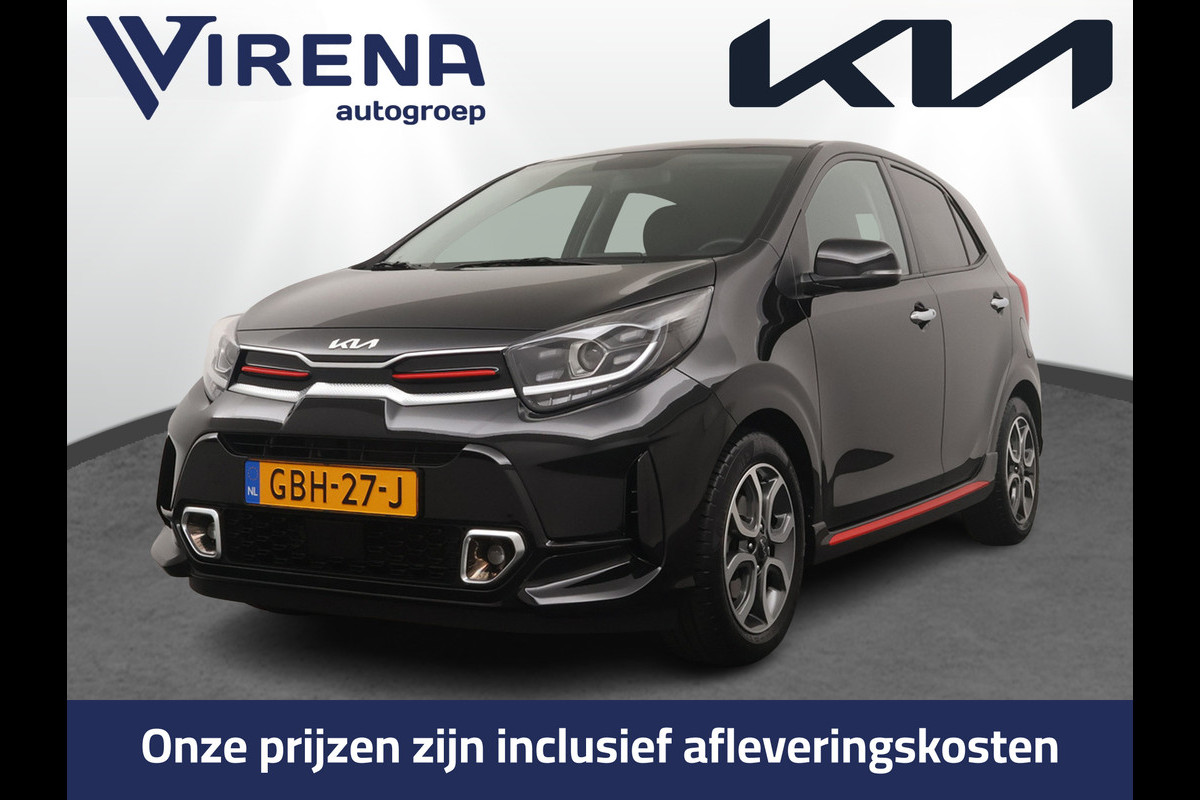 Kia Picanto 1.0 DPi GT-Line - Cruise Control - Leder - Navigatie - Climate Control - Apple/Android Carplay - Fabrieksgarantie Tot 2031