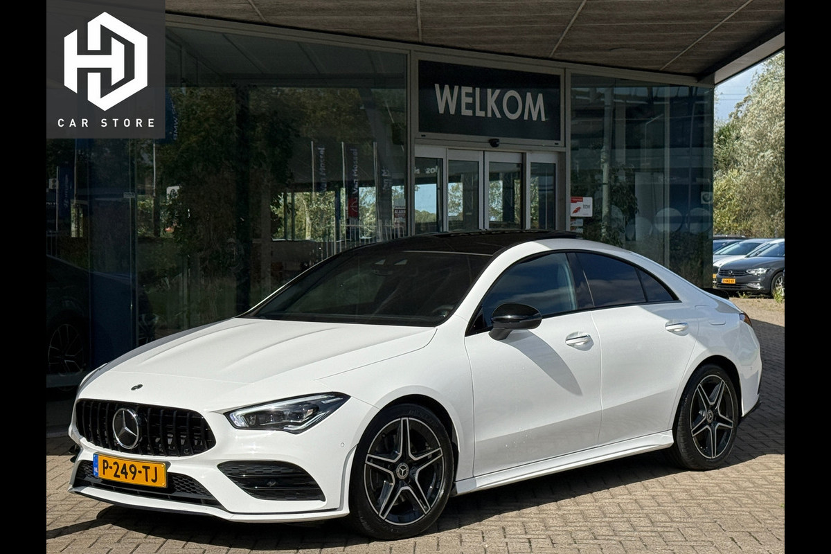 Mercedes-Benz CLA-Klasse 200 163pk AMG Line Pano|Sfeer|Panamerica Dealer Onderhouden Mercedes-Benz CLA-Klasse 200 163pk AMG Line Pano|Sfeer|Panamerica Dealer Onderhouden