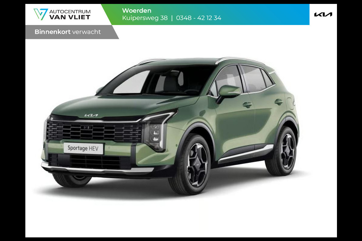 Kia Sportage 1.6 T-GDi Hybrid DynamicPlusLine Nieuw Model | Stoel & Stuurverwarming | Navigatie | Clima | Elektrische Stoelen | Schuif/kanteldak Kia Sportage 1.6 T-GDi Hybrid DynamicPlusLine Nieuw Model | Stoel & Stuurverwarming | Navigatie | Clima | Elektrische Stoelen | Schuif/kanteldak