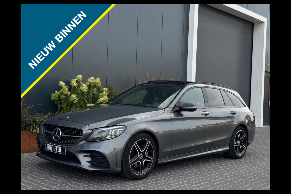 Mercedes-Benz C-Klasse Estate 220 d Bns Sol. AMG FULL PANO MM SEATS CAMERA PDC LEDER