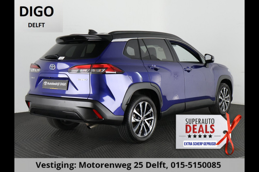 Toyota Corolla Cross HYBRID 200 STYLE-PACK BI-TONE PANORAMADAK 1e EIG.BIJNA 2024.GARANTIE 10-2033.BSM.PDC V+A. STUUR+STOELVERWARMING.ETC ETC