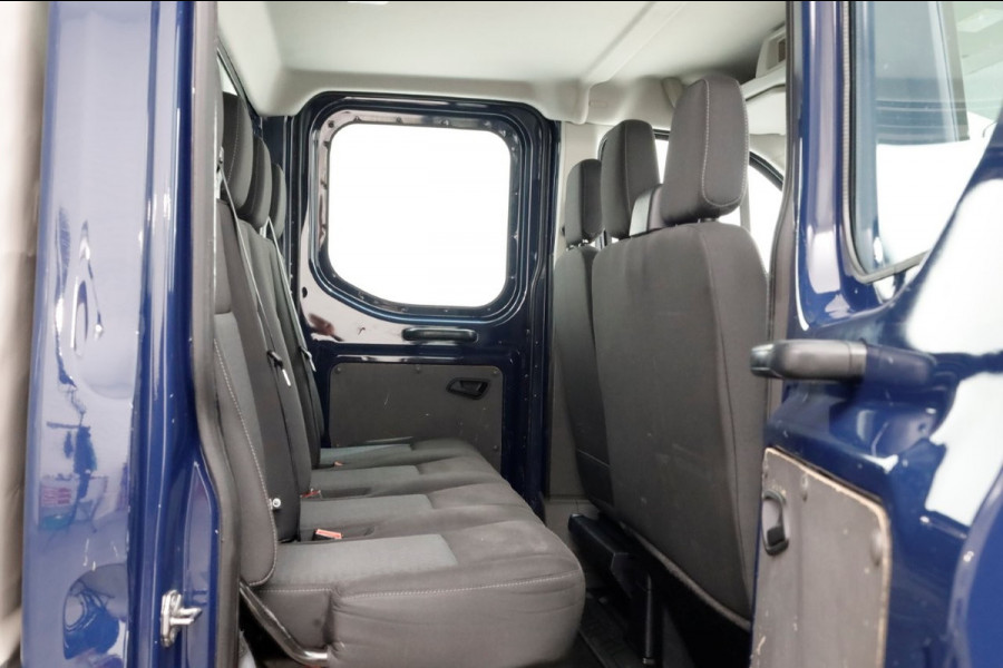 Ford Transit 350 2.0 TDCI 130pk 4x4 L2H1 Trend D.C. Open laadbak met huif 06-2020