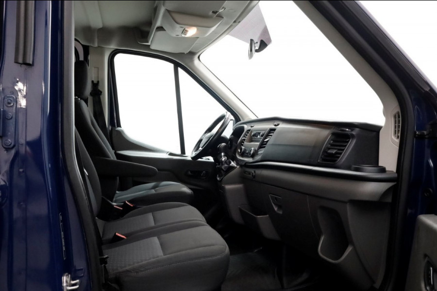 Ford Transit 350 2.0 TDCI 130pk 4x4 L2H1 Trend D.C. Open laadbak met huif 06-2020