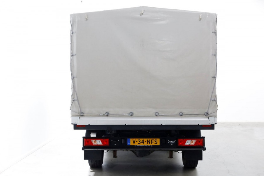 Ford Transit 350 2.0 TDCI 130pk 4x4 L2H1 Trend D.C. Open laadbak met huif 06-2020