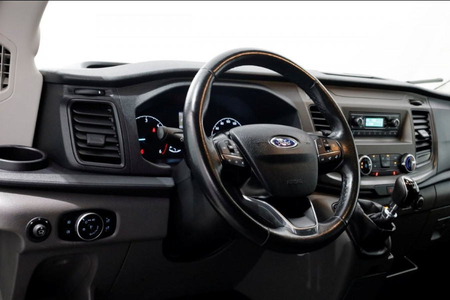 Ford Transit 350 2.0 TDCI 130pk 4x4 L2H1 Trend D.C. Open laadbak met huif 06-2020