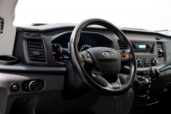 Ford Transit 350 2.0 TDCI 130pk 4x4 L2H1 Trend D.C. Open laadbak met huif 06-2020