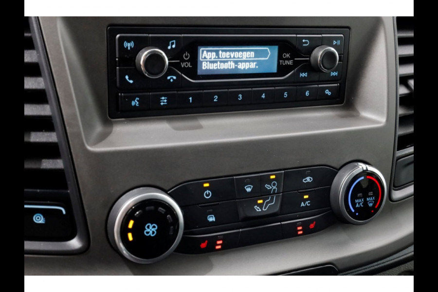 Ford Transit 350 2.0 TDCI 130pk 4x4 L2H1 Trend D.C. Open laadbak met huif 06-2020
