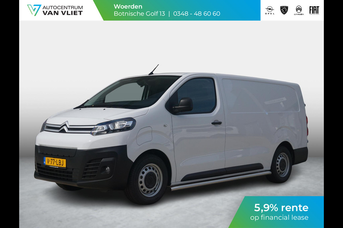 Citroën ë-Jumpy L3 75 kWh | camera | navi incl. Apple Carplay | betimmering | sidebars | backbar | comfort scheidingswand Citroën ë-Jumpy L3 75 kWh | camera | navi incl. Apple Carplay | betimmering | sidebars | backbar | comfort scheidingswand