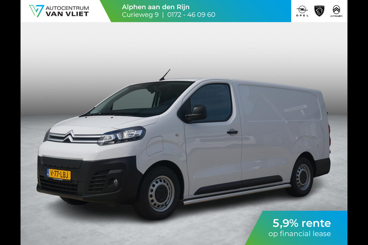 Citroën ë-Jumpy L3 75 kWh | camera | navi incl. Apple Carplay | betimmering | sidebars | backbar | comfort scheidingswand Citroën ë-Jumpy L3 75 kWh | camera | navi incl. Apple Carplay | betimmering | sidebars | backbar | comfort scheidingswand