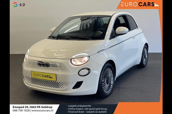 Fiat 500E Comfort Style 3+1 42 kWh 244km actieradius Navigatie Apple Carplay/Android Auto Camera Parkeersensoren Blind Spot Assist Stoelverwarming Lichtmetalen velgen Ledverlichting Climate Control
