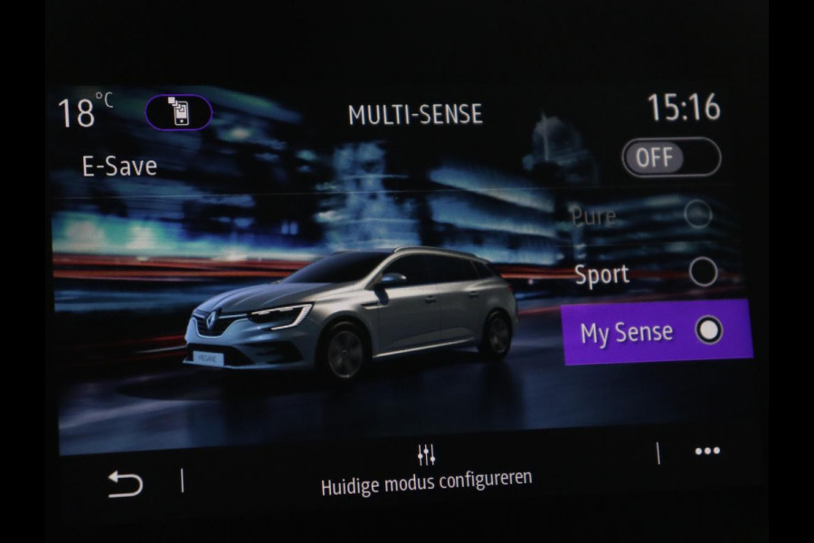 Renault Mégane 1.6 E-Tech Plug-In Hybrid 160 Intens | Half leder | Carplay | Full LED | Keyless | Navigatie | Parkeerhulp | Cruise control | Sfeerverlichting | Climate control