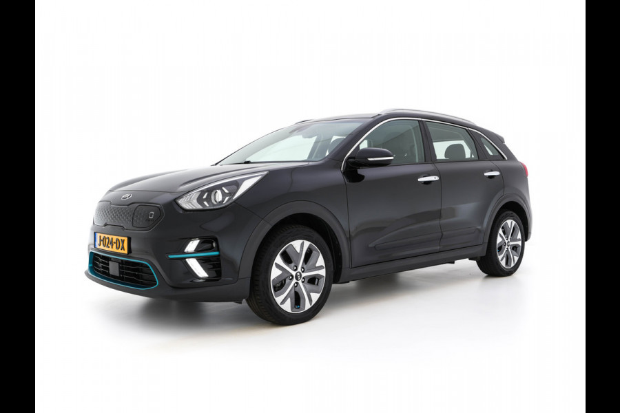 Kia e-Niro DynamicLine 64 kWh [ 3-Fase ] {SOH-100%} (INCL-BTW)  Aut. *LEATHER-FABRIC | NAVI-FULLMAP | AMBIENT-LIGHT | DAB+ | ADAPTIVE-CRUISE | CAMERA | HEATED-COMFORTSEATS | KEYLESS | DIGI-COCKPIT | SHIFT-PADDLES | CARPLAY | 17"ALU*