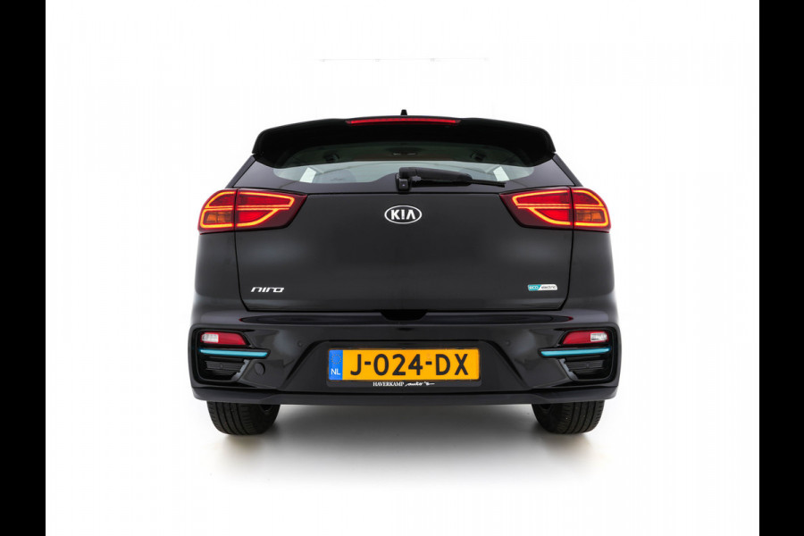 Kia e-Niro DynamicLine 64 kWh [ 3-Fase ] {SOH-100%} (INCL-BTW)  Aut. *LEATHER-FABRIC | NAVI-FULLMAP | AMBIENT-LIGHT | DAB+ | ADAPTIVE-CRUISE | CAMERA | HEATED-COMFORTSEATS | KEYLESS | DIGI-COCKPIT | SHIFT-PADDLES | CARPLAY | 17"ALU*
