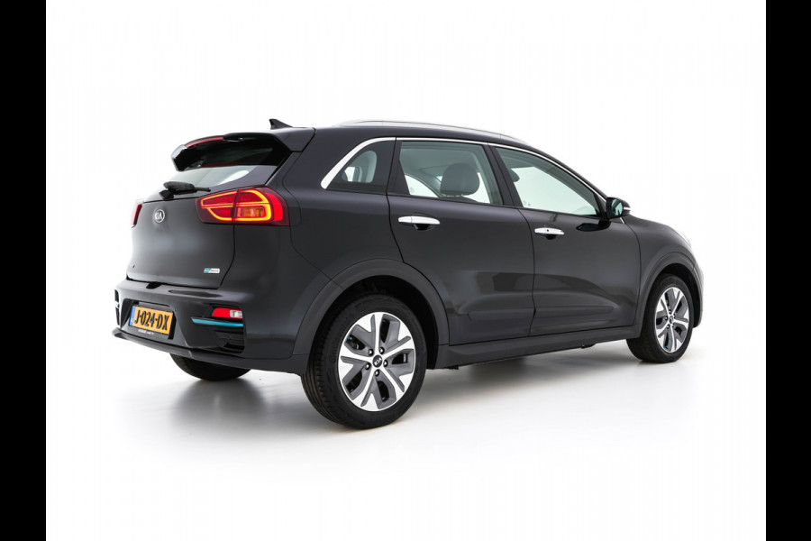 Kia e-Niro DynamicLine 64 kWh [ 3-Fase ] {SOH-100%} (INCL-BTW)  Aut. *LEATHER-FABRIC | NAVI-FULLMAP | AMBIENT-LIGHT | DAB+ | ADAPTIVE-CRUISE | CAMERA | HEATED-COMFORTSEATS | KEYLESS | DIGI-COCKPIT | SHIFT-PADDLES | CARPLAY | 17"ALU*