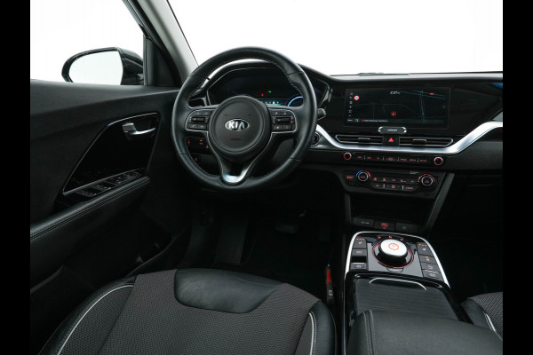 Kia e-Niro DynamicLine 64 kWh [ 3-Fase ] {SOH-100%} (INCL-BTW)  Aut. *LEATHER-FABRIC | NAVI-FULLMAP | AMBIENT-LIGHT | DAB+ | ADAPTIVE-CRUISE | CAMERA | HEATED-COMFORTSEATS | KEYLESS | DIGI-COCKPIT | SHIFT-PADDLES | CARPLAY | 17"ALU*