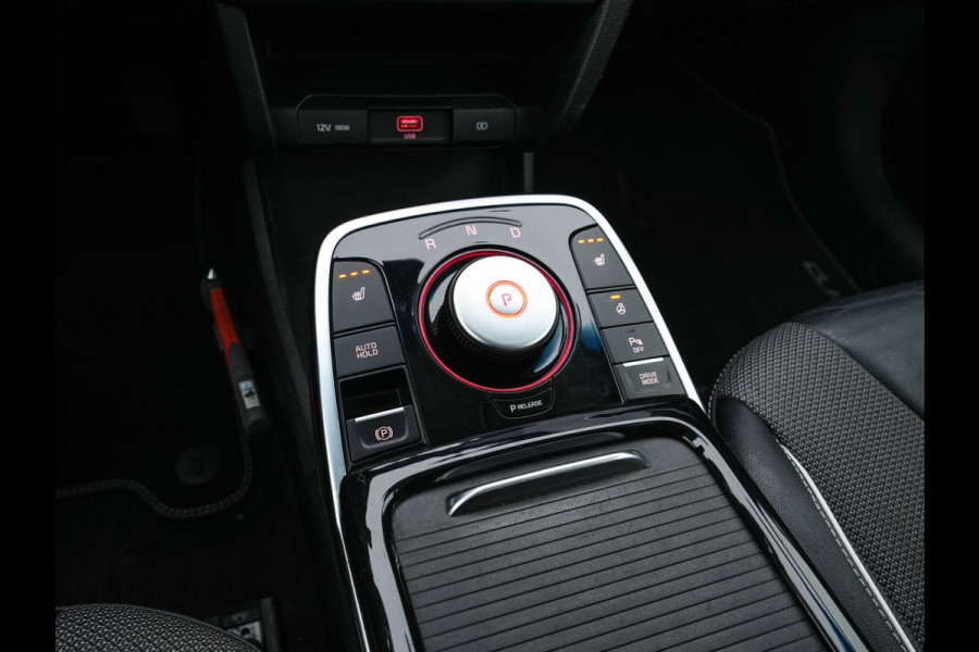 Kia e-Niro DynamicLine 64 kWh [ 3-Fase ] {SOH-100%} (INCL-BTW)  Aut. *LEATHER-FABRIC | NAVI-FULLMAP | AMBIENT-LIGHT | DAB+ | ADAPTIVE-CRUISE | CAMERA | HEATED-COMFORTSEATS | KEYLESS | DIGI-COCKPIT | SHIFT-PADDLES | CARPLAY | 17"ALU*
