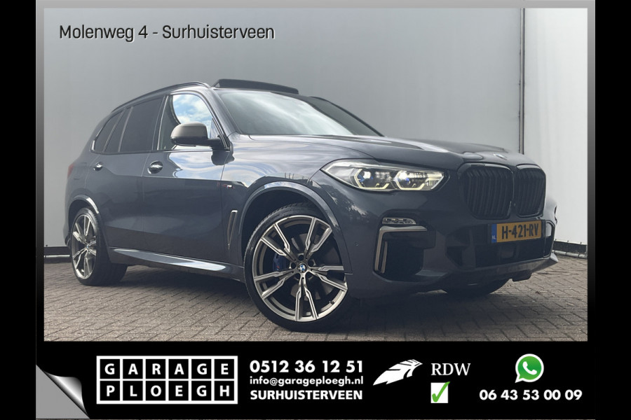 BMW X5 M50D 400PK High Executive Incl.BTW M-Sport Pano HK 360°Cam Leer HUD Trekhaak VOL!