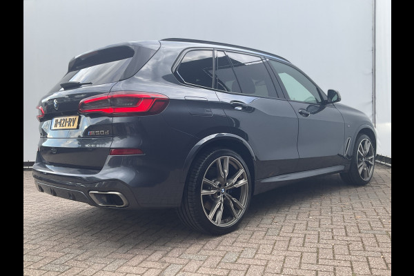 BMW X5 M50D 400PK High Executive Incl.BTW M-Sport Pano HK 360°Cam Leer HUD Trekhaak VOL!